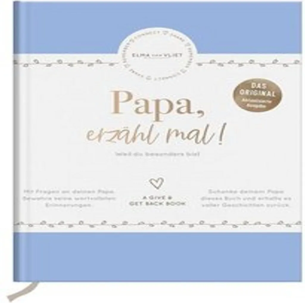 Livre de souvenirs à remplir pour papa album de mémoire Elma van Vliet