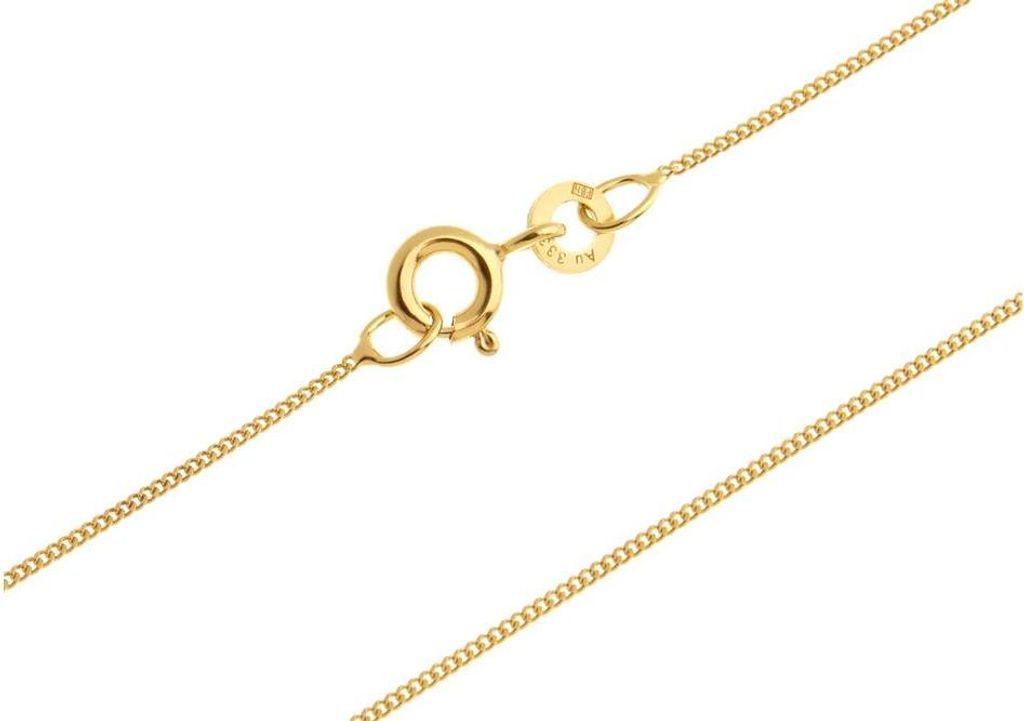 SILBERKETTEN STORE Panzerkette 0,8mm - echt 333 Gold - 42cm Produktbild 