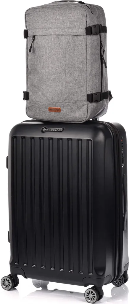Sac dos cabine pour week-end : Meteor Hermod gris 40x25x20