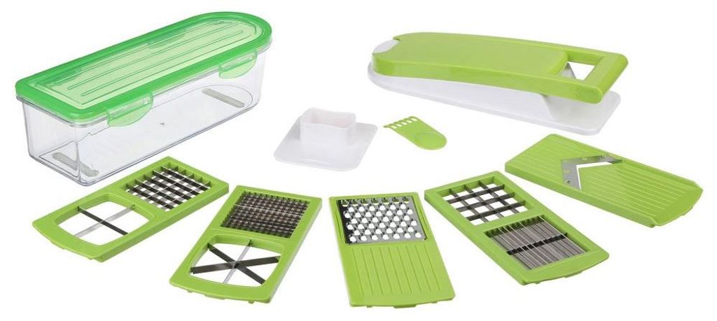 Multifunkčné kuchynské strúhadlo, multi, 10 kusov v balení. Obrázok produktu 