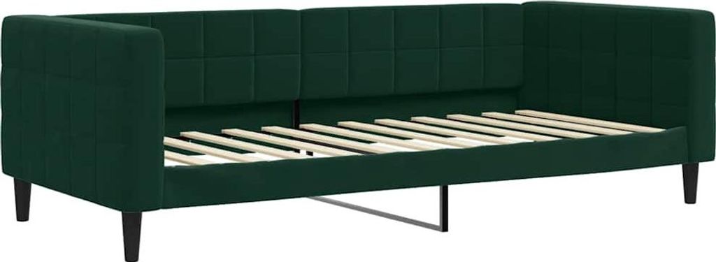 VidaXL 354010, Sofabett, Grün, Schaum, Metall, Polyester, Produktbild 
