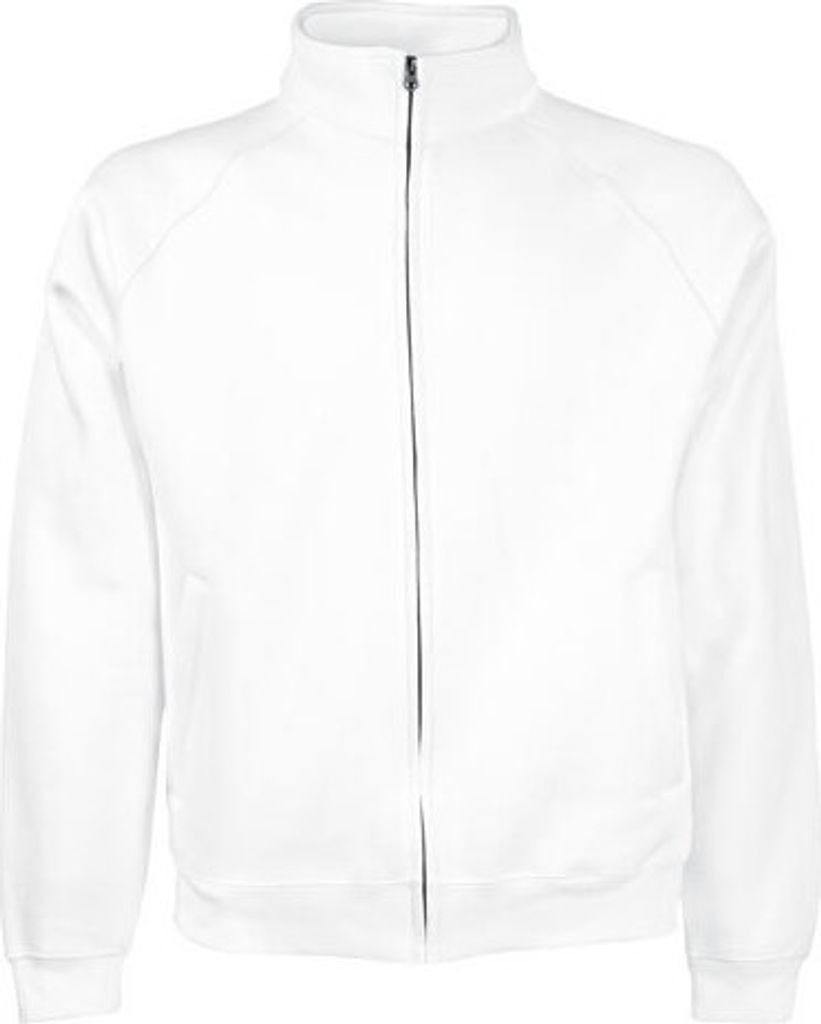Fruit of the Loom - Classic Sweat Jacket - White - S