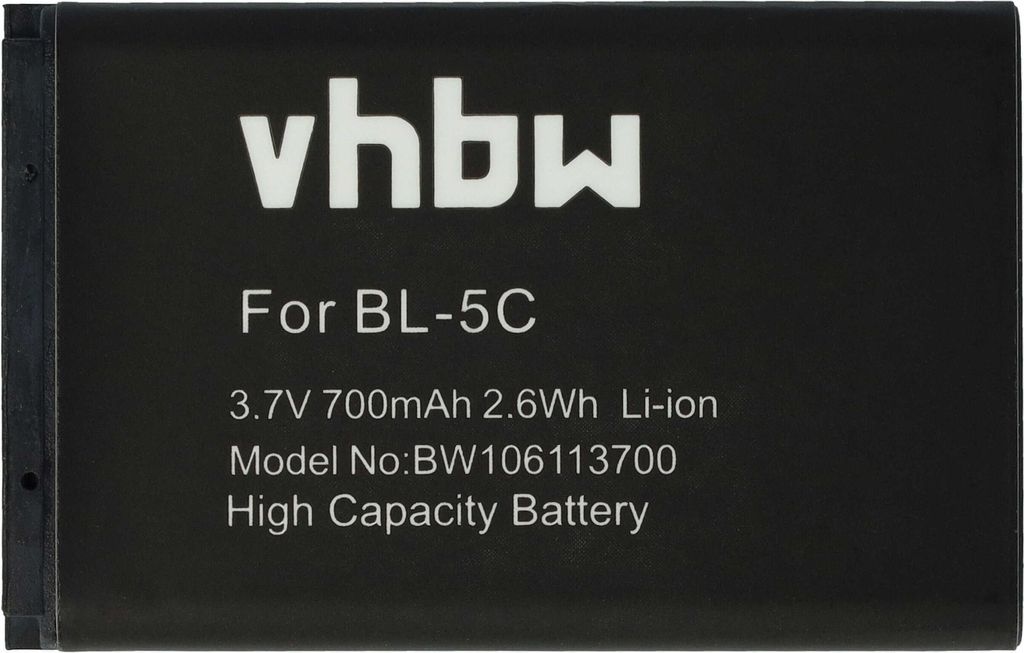 vhbw Akku kompatibel mit Adapt BT74R, BT77 Bluetooth GPS Empfänger (700 mAh, 3,7 V, Li-Ion)
