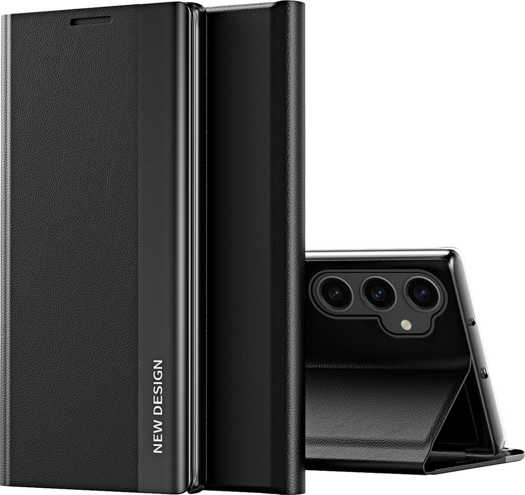 Galaxy S23 FE Pouzdro, MagnetickéPolyuretanKožené Pouzdro s Obrázek produktu 