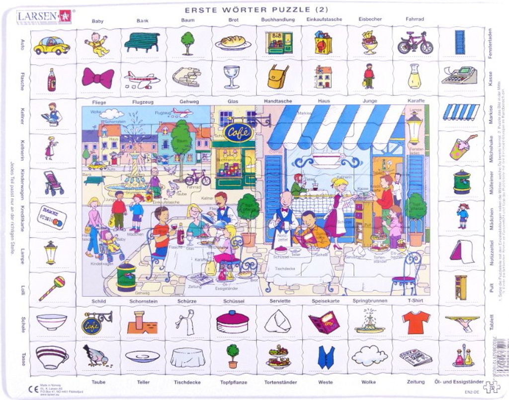 Larsen Erste Wörter Puzzle (2) 70-tlg