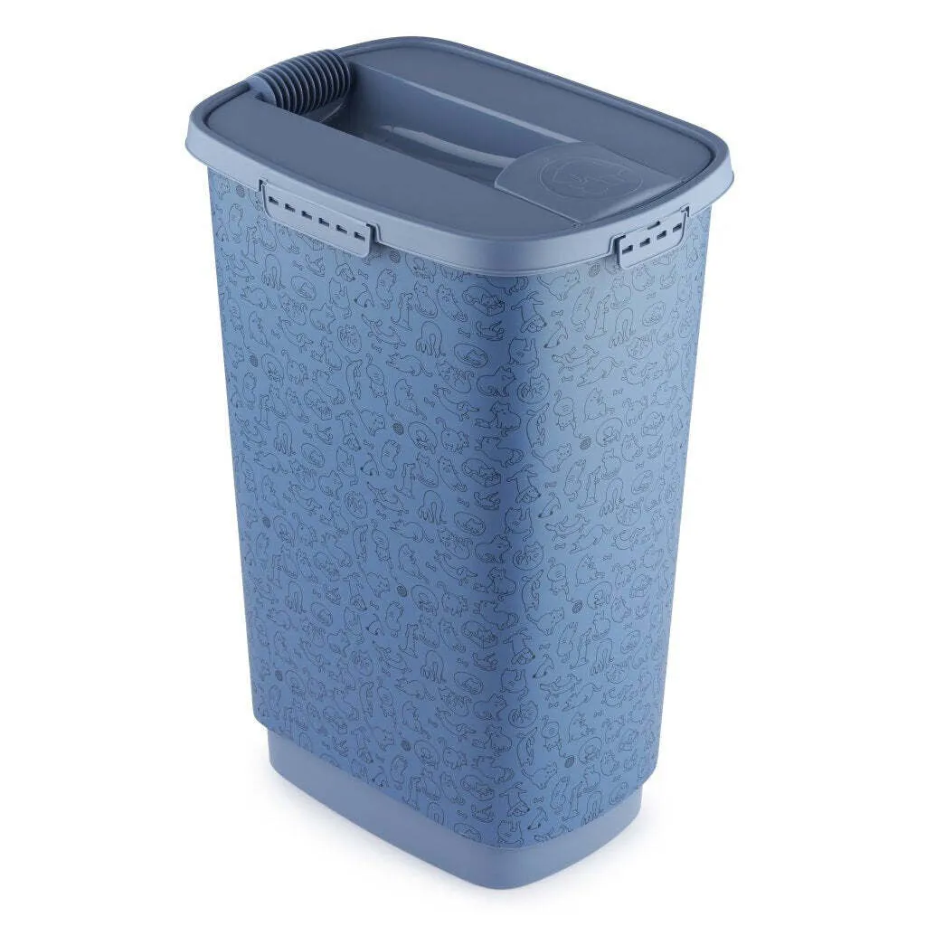 Conteneur Anti-Odeur 50L Bleu ROTHO CODY - Gardez vos Croquettes Fraîches