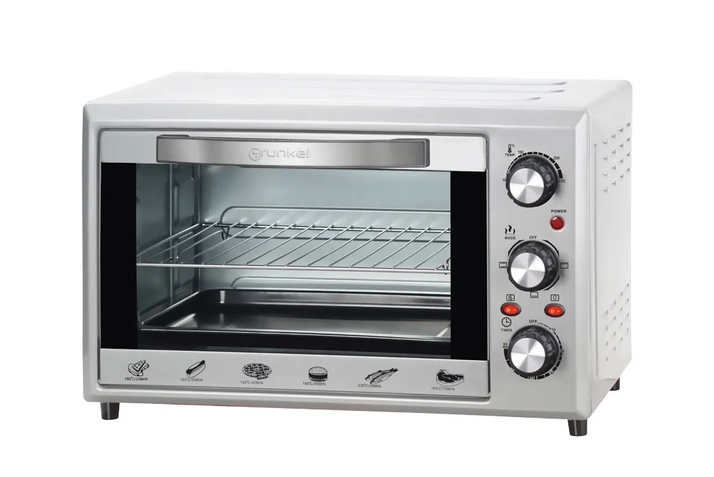 Four Électrique Posable Grunkel HR-28 Silver Multifonction de 54 cm