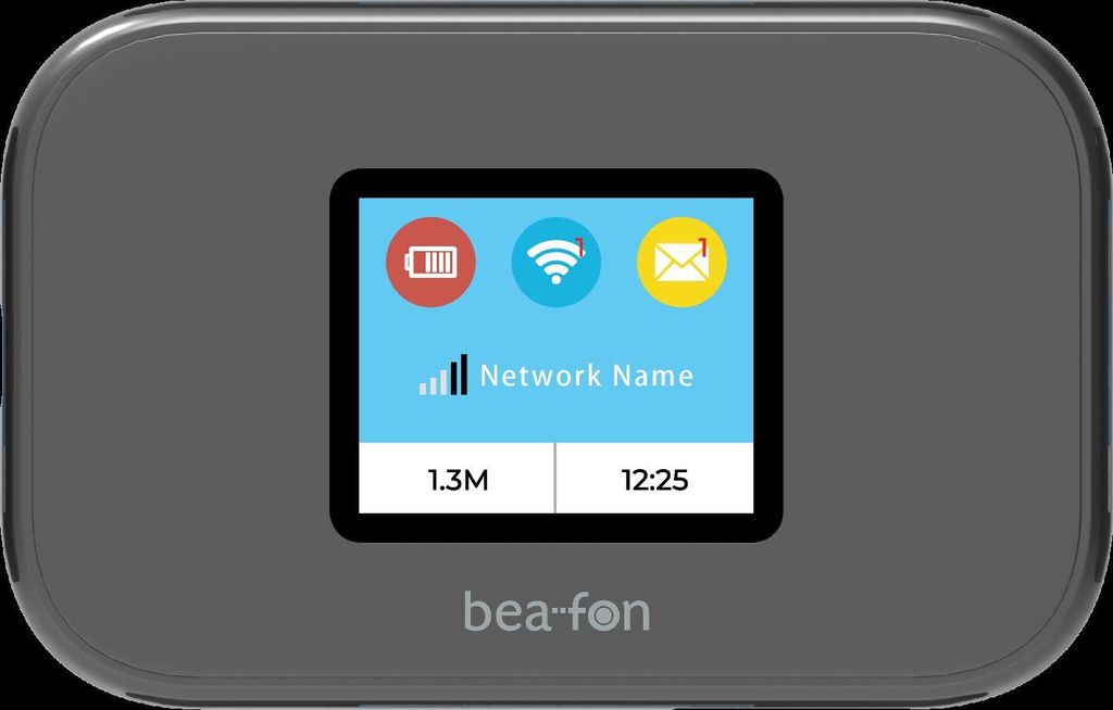 Beafon MR3_EU001B, Wi-Fi 4 (802.11n), Jednopásmové (2,4 Obrázok produktu 