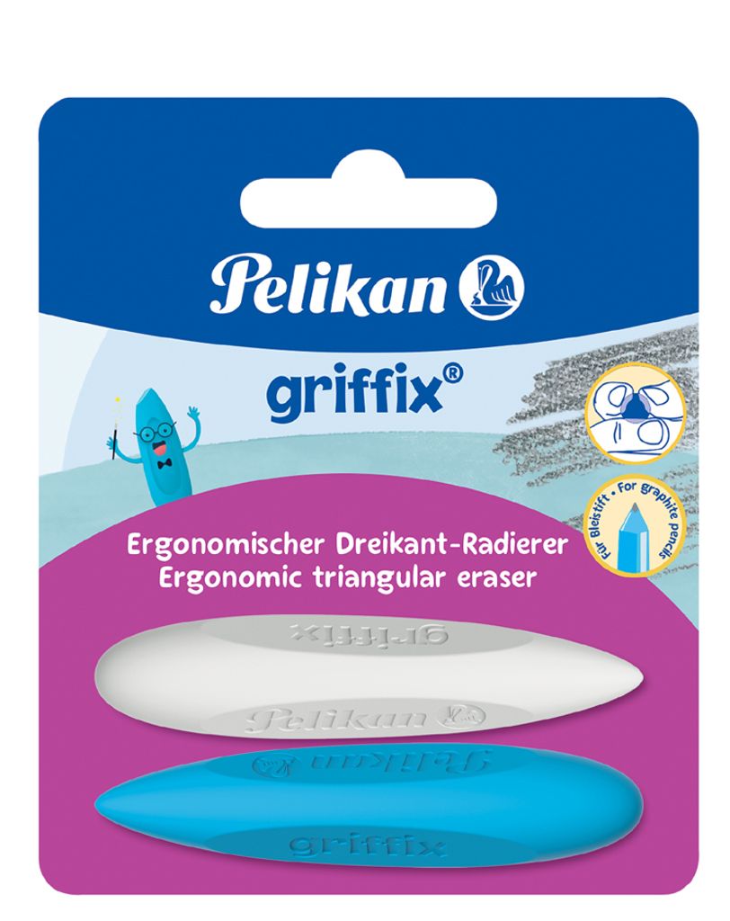 Pelikan Radierer griffix 2 Stück sortiert Produktbild 