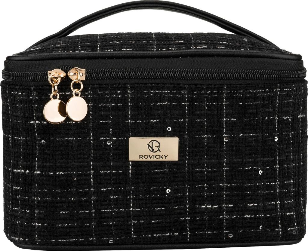 Rovicky dames make-up tasje Outlis, zwart, one size Productafbeelding 