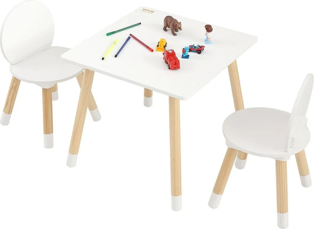 Ensemble Table et Chaises Enfant - Fini le Désordre pour les Activités