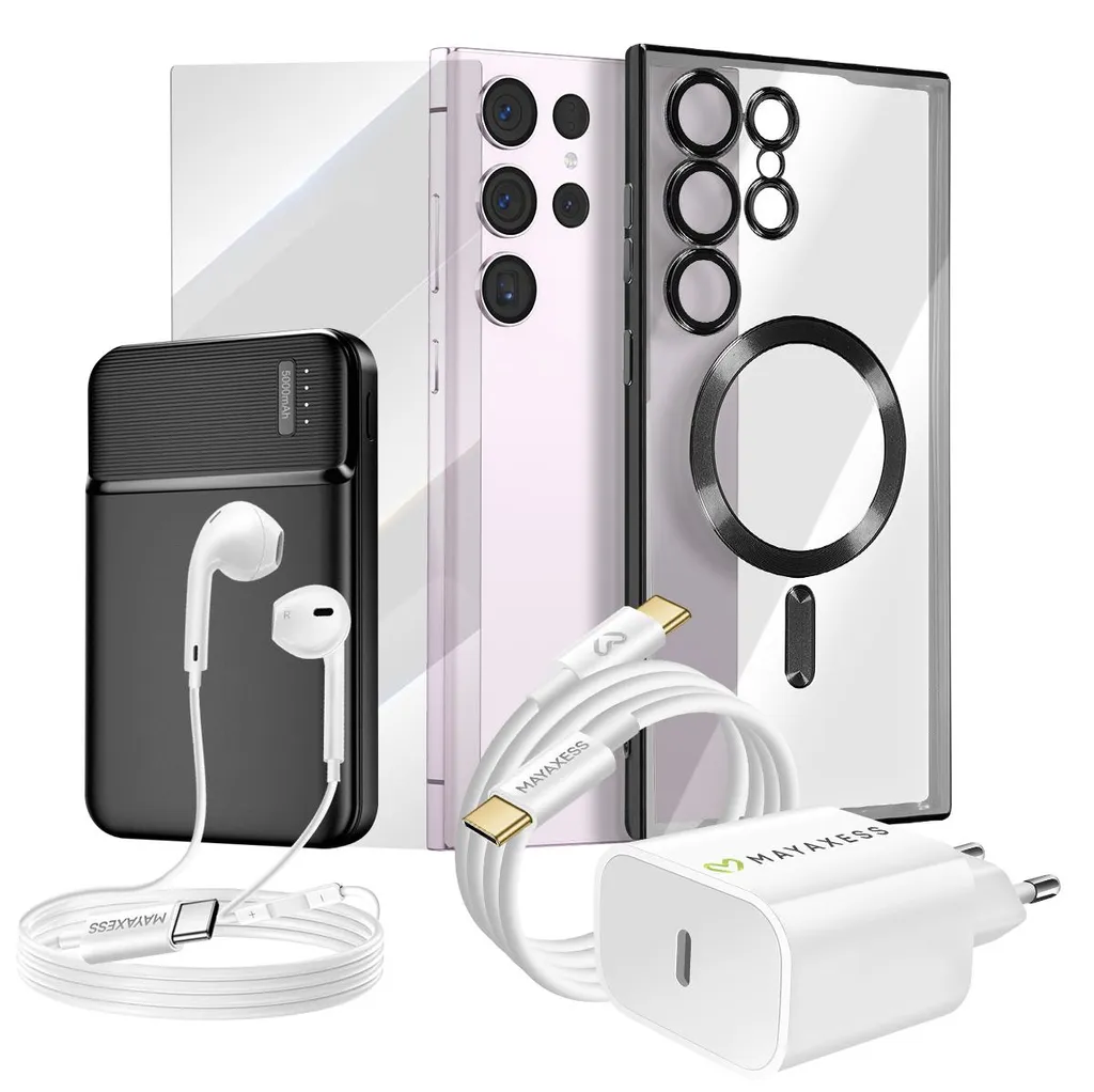 Plus de Panne avec le Kit Mayaxess Galaxy S23 Ultra : Batterie et Coque