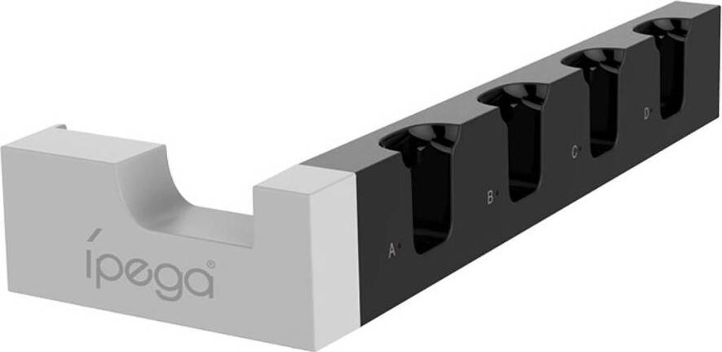 Ipega, 4-in-1-Ladestation für Nintendo Switch und Joy-Con, Weiß