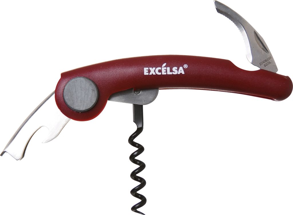 Excelsa Windelei Enoteque Metall 13xH3,5x2 cm Rot Produktbild 