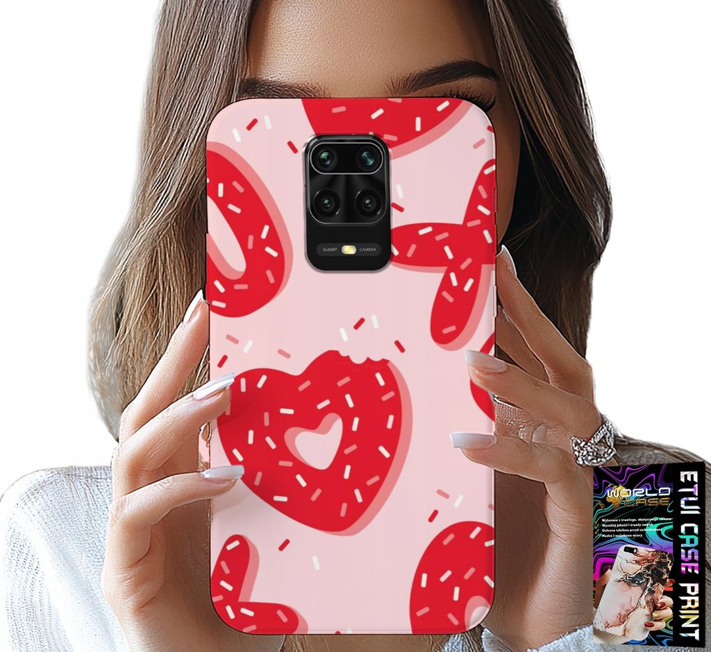 Hülle Für Xiaomi Note 9 Pro / 9S - Feminine, Trendige Designs Xoxo Heart + Glass