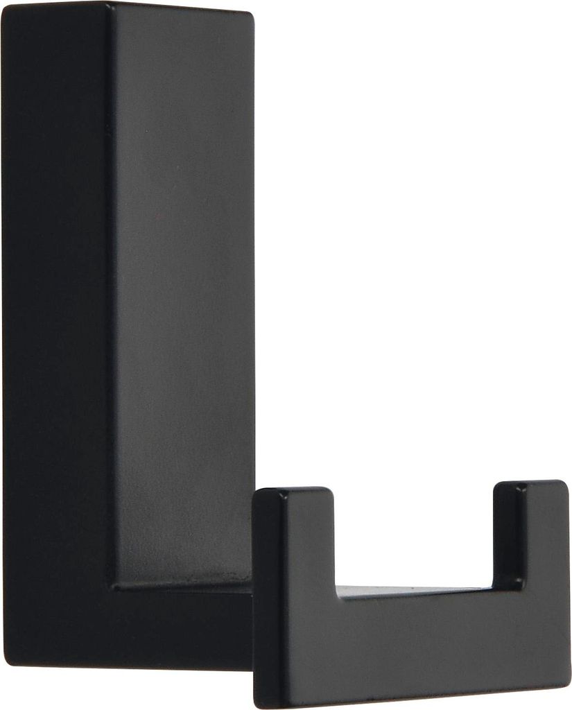 Mantelhaken Kleiderhaken Tome B 43 mm, H 52 mm, ZN schwarz matt