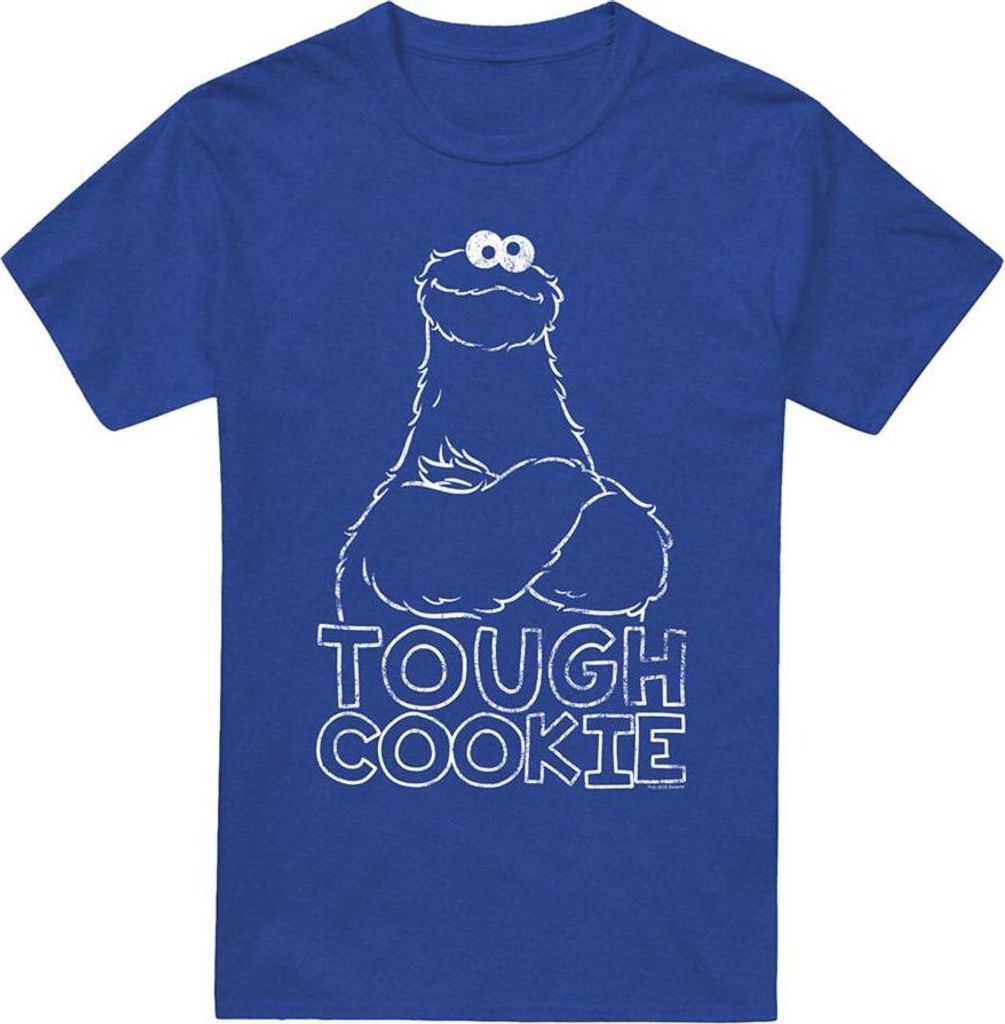 Sesame Street - "Touch Cookie" T-Shirt für Herren/Damen Uni TV21243 (S) (Königsblau)