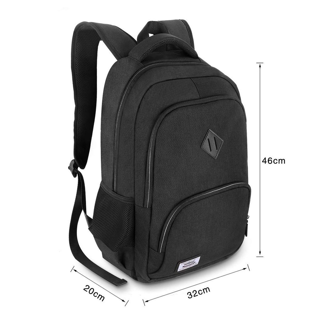 Czarny plecak męski - torby na laptopa Biznesowy plecak Zdjęcie produktu 7