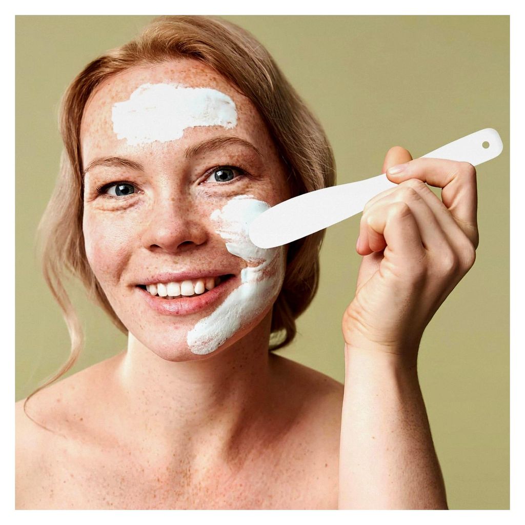 10 Stück Make-up Mischset Gesichtsmasken Rührspatel aus langlebigem PP-Kunststoff in Weiß für Kosmetikstudios und Heimgebrauch, wiederverwendbar