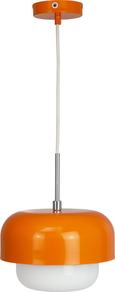 Pendelleuchte LED, Hängelampe, Deckenlampe Pendel, Pendellampe Esstisch, Pendelleuchte für Wohnzimmer, Skandinavische Design, Haipot Orange