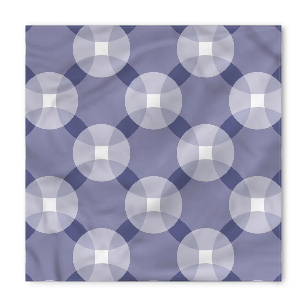 Bandana Pet 40x40 cm ABAKUHAUS - Motivo Pois Blu Viola Astratto - 2