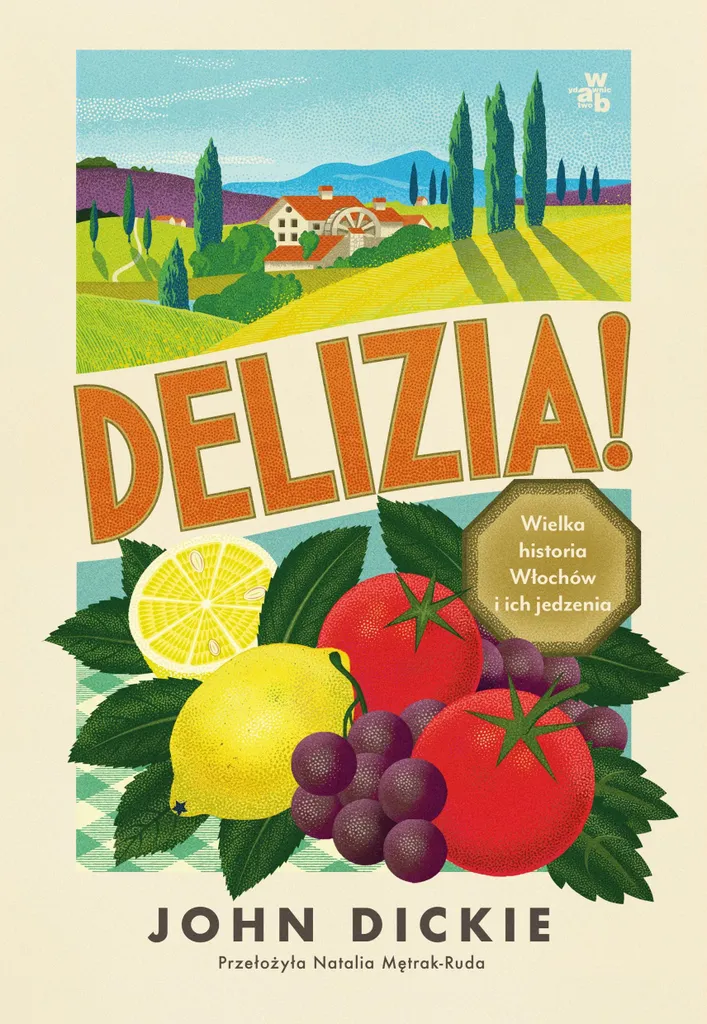 Livre Delizia comprendre la vraie cuisine italienne ouvrage en polonais