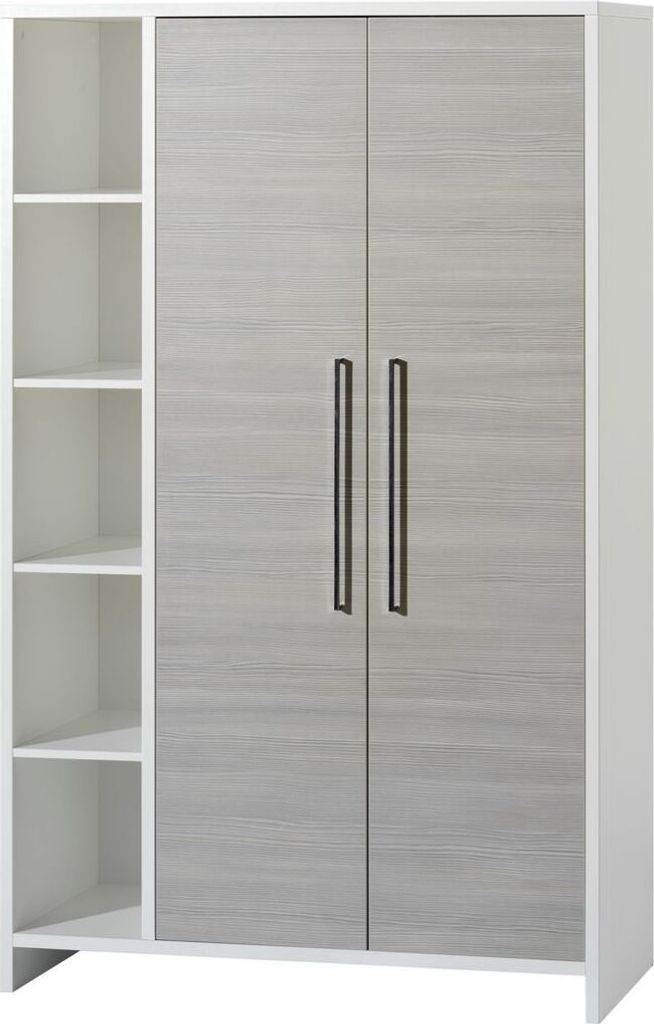 Schardt Schrank Eco Silber mit 2 Türen, H 181cm x B 113cm x Produktbild 
