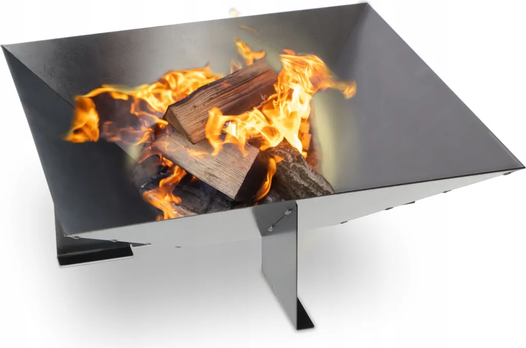 Bac en Acier Haute Résistance 56 cm - Foyer Barbecue Spécial Extérieur
