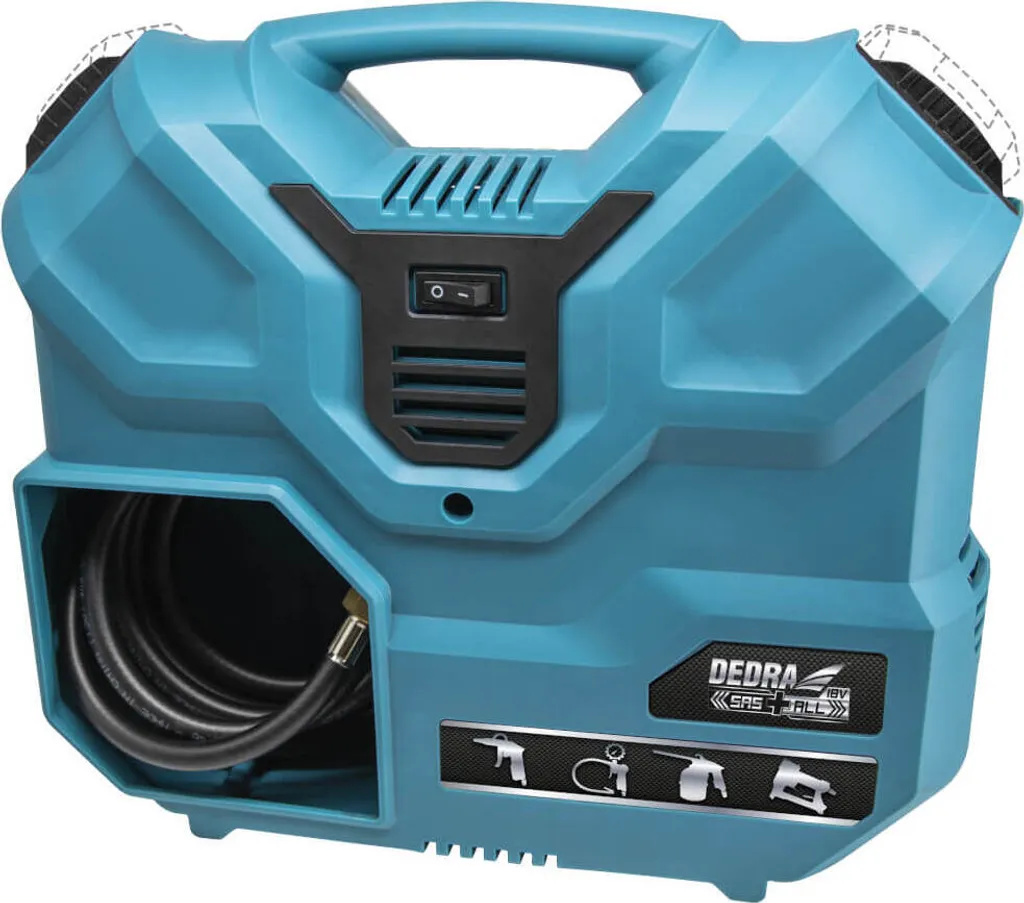 Dedra SAS+ALL DED7076V: Compressore a Batteria 36V per Professionisti