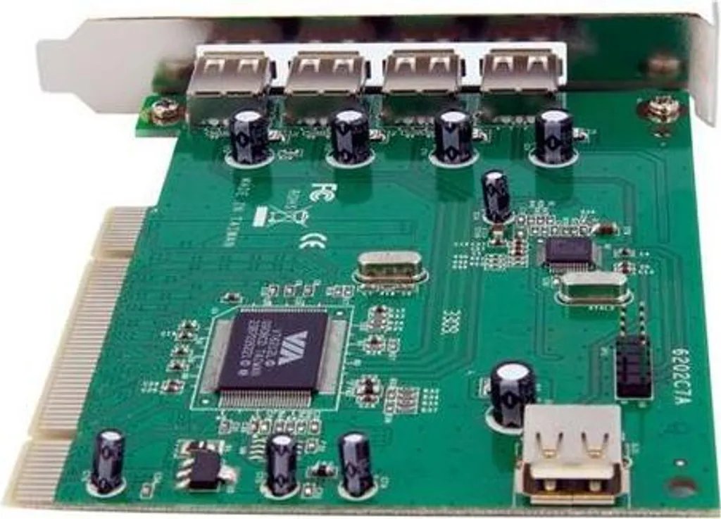 Carte PCI USB 2.0 StarTech - 7 Ports Internes et Externes Haut Débit
