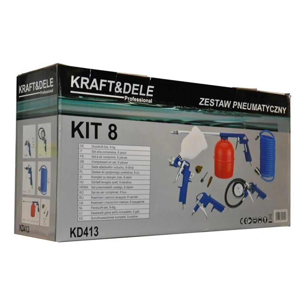 Pièces de rechange pour compresseur Kraft & Dele KD413 : Kit complet