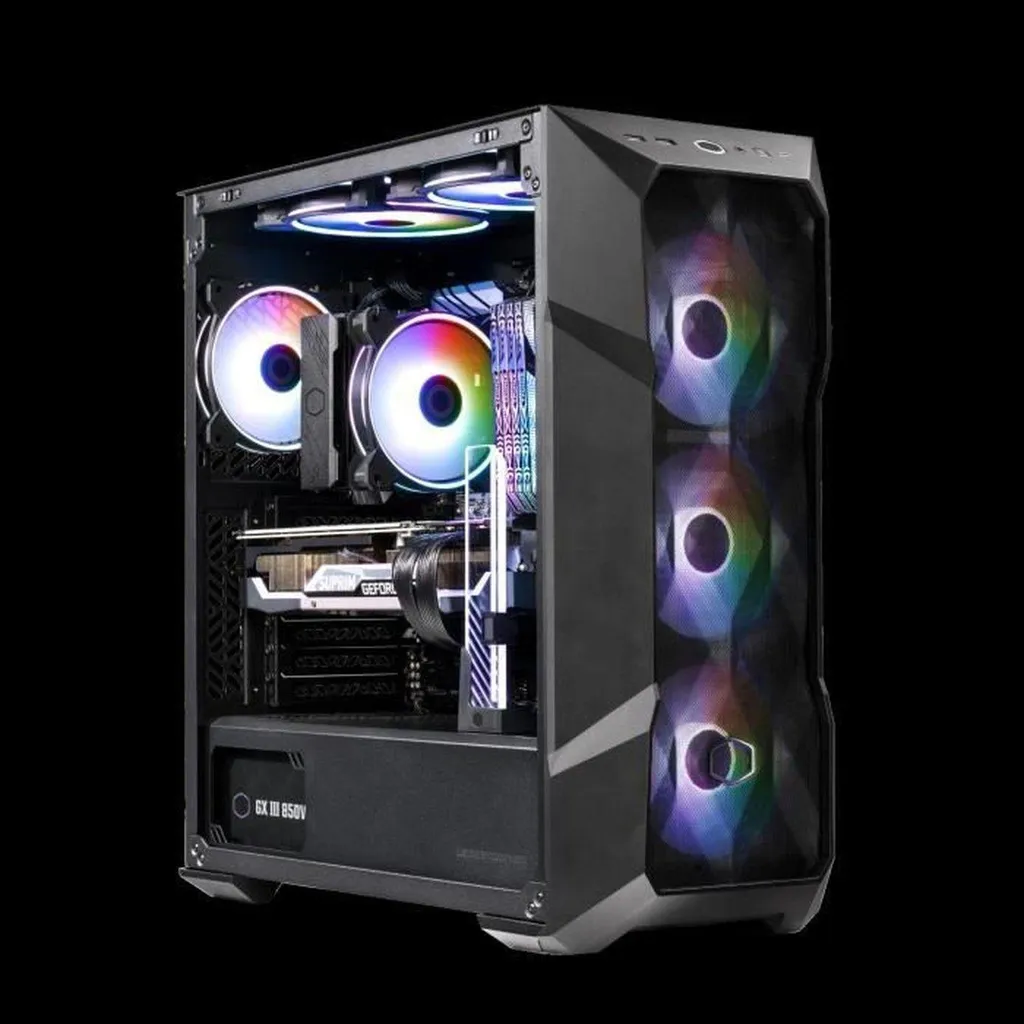 Boîtier PC Moyen Tour MasterBox TD500 Mesh V2 avec Ventilation ARGB