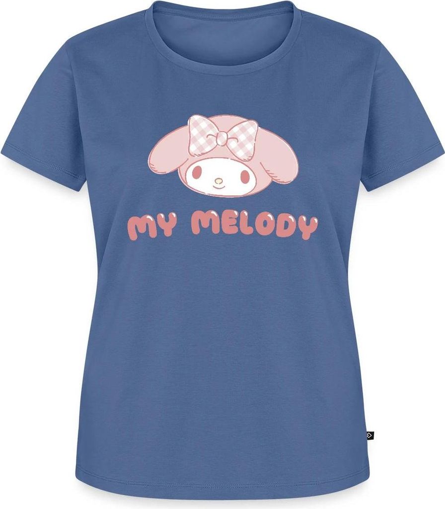 Spreadshirt My Melody Portrait Frauen Premium T-Shirt, L, Taubenblau