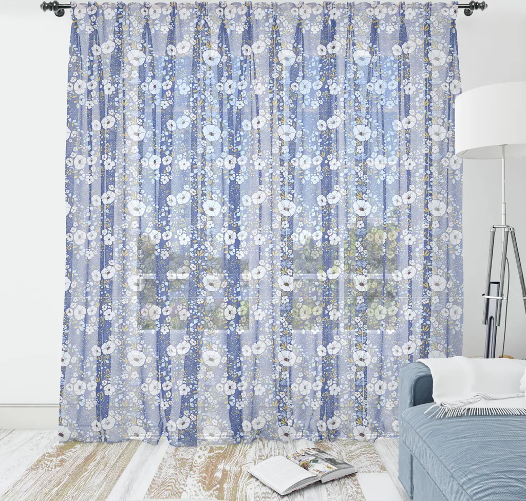 Arazzo Zen ABAKUHAUS Giardino Inglese - Satin Viola e Senape 210x274