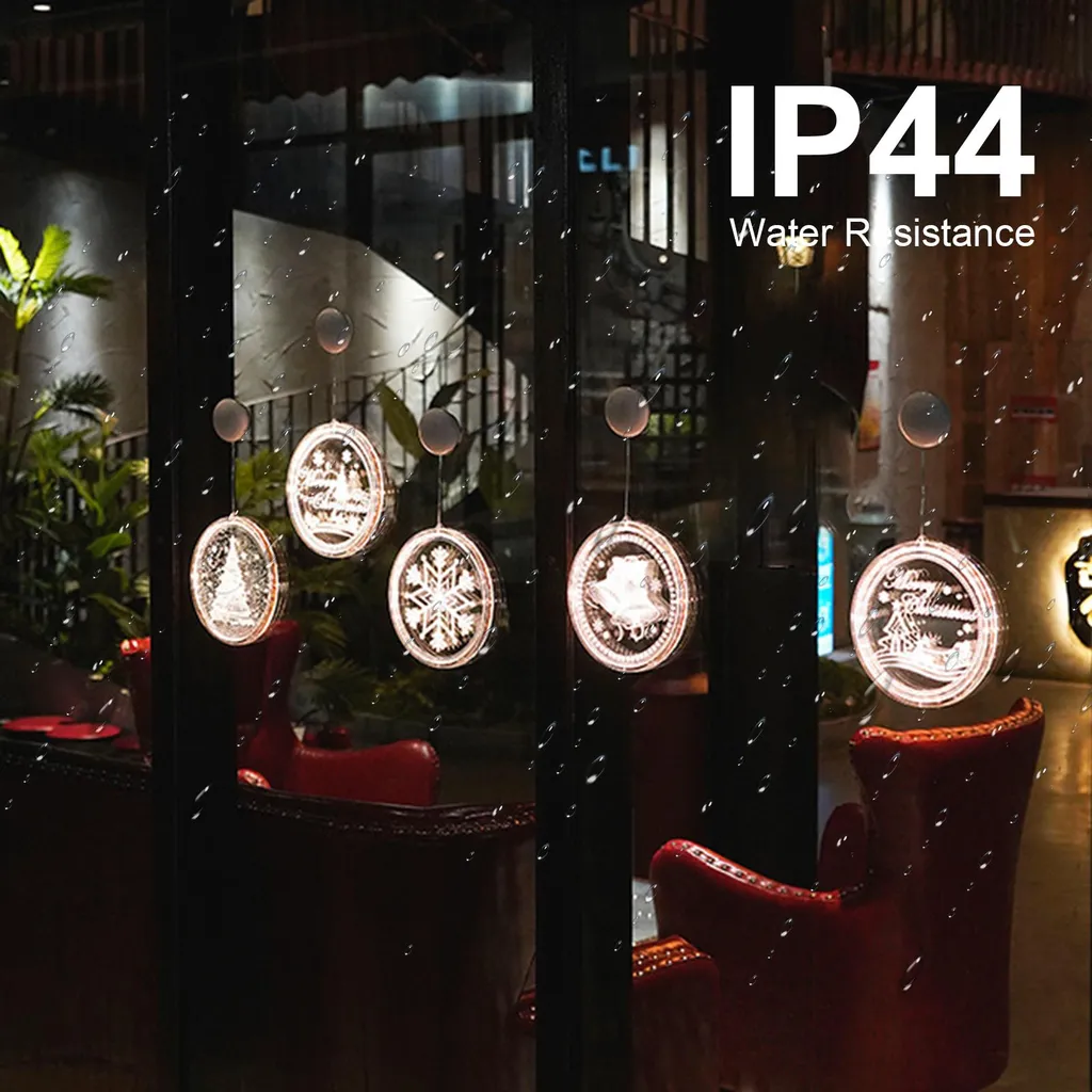 DOITOOL 3 Luci Led A Forma Di Freccia Per Parete – Alimentazione A Batteria, Nero, 7 Led Caldi, Decorazione Per Camera Da Letto E Feste - 2