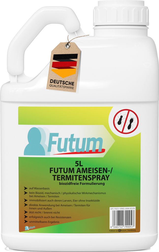 Futum 5L Ameisenspray biozidfreies Ameisenmittel gegen Produktbild 