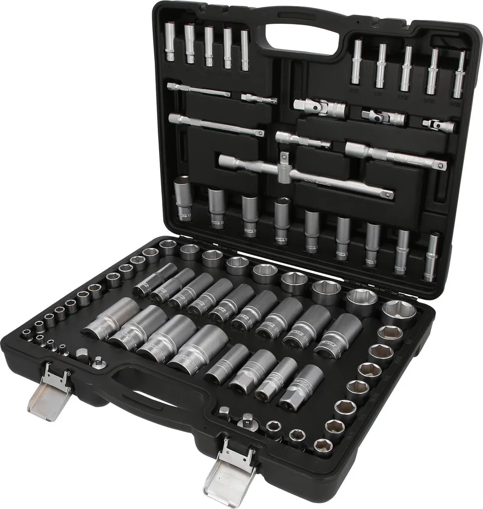 Mallette de douilles professionnelles dimensions pouces KS-Tools 82 pcs