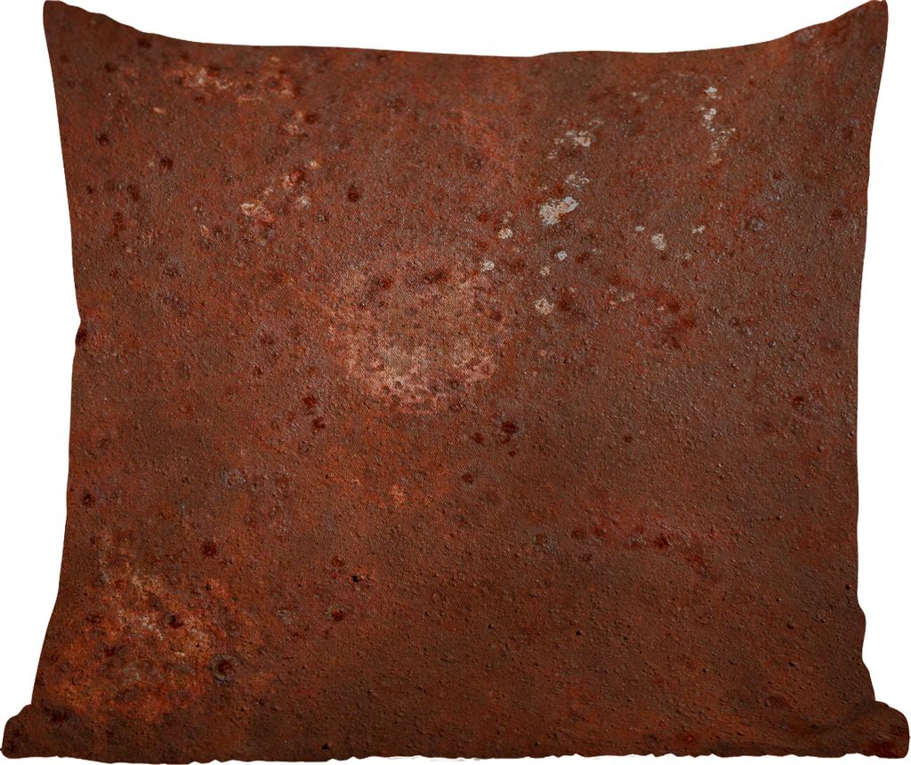 MuchoWow Outdoor Kissen - Rost - Braun - Vintage - 45x45 cm - Wetterfest - Lounge Kissen - Fotokissen - Dekoratives Kissen