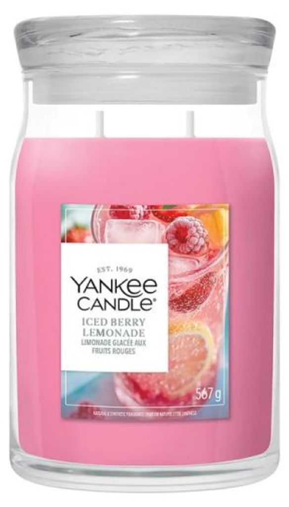 Yankee Candle Iced Berry Lemonade, Zylinder, Gelb, Produktbild 