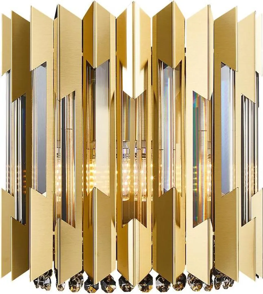 Applique murale RITZ dorée en cristal Milagro 2xE14 26,5cm IP20