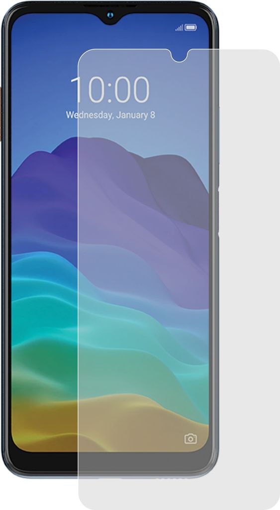 3x antireflex Schutzfolie für ZTE Blade A71 seidenmatte Displayschutzfolie antibakteriell antifingerprint