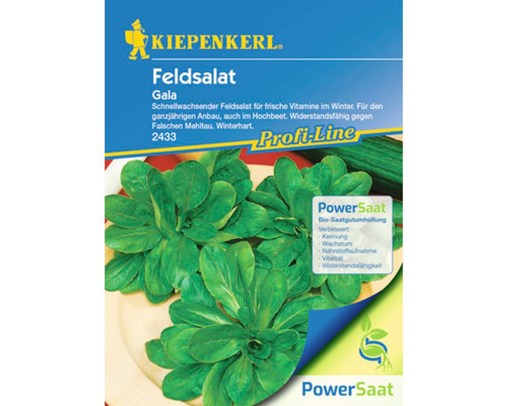 Feldsalat Gala Kiepenkerl PowerSaat Samenfestes Saatgut Produktbild 