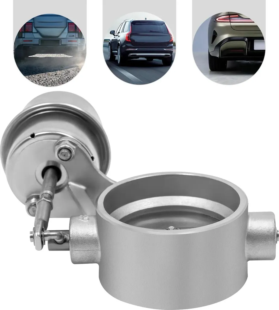 Valve d'échappement motorisée 12V en inox avec kit de contrôle à distance