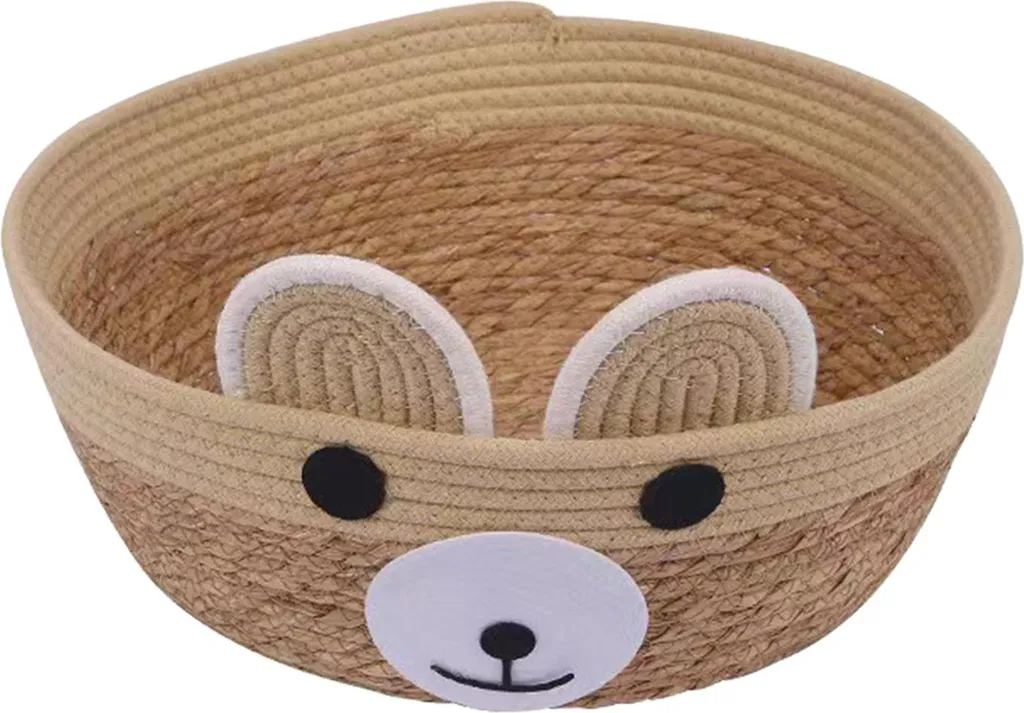 Nid pour chat anti-stress en rotin et corde - Confort ours durable