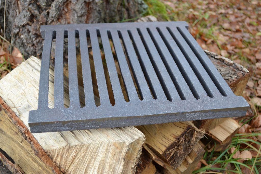 SEZAM Griglia per stufa 33 x 34 cm (32,7 x 34) Ghisa Immagine del prodotto 