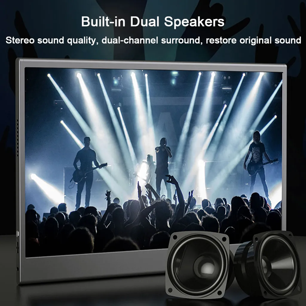 Moniteur portable Full HD 15,6 pouces IPS pour PC portable et consoles - 8