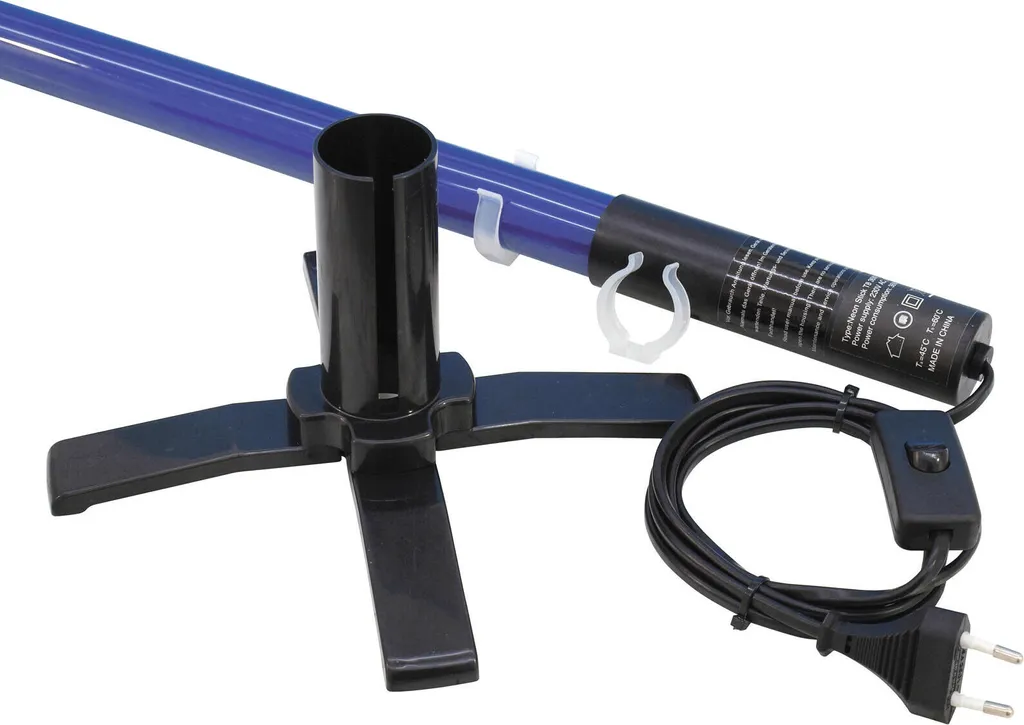 Support pour Tube Néon Eurolite - Pied en Croix pour Déco Lumineuse