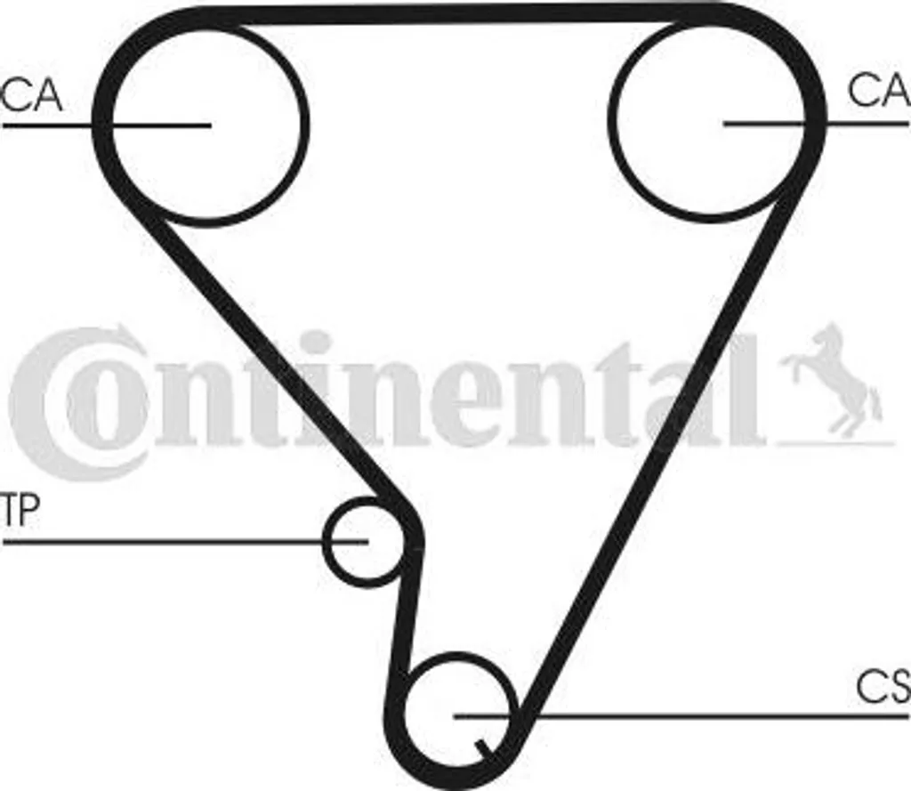 Courroie de distribution Continental CT1033 pour Pathfinder 4x4