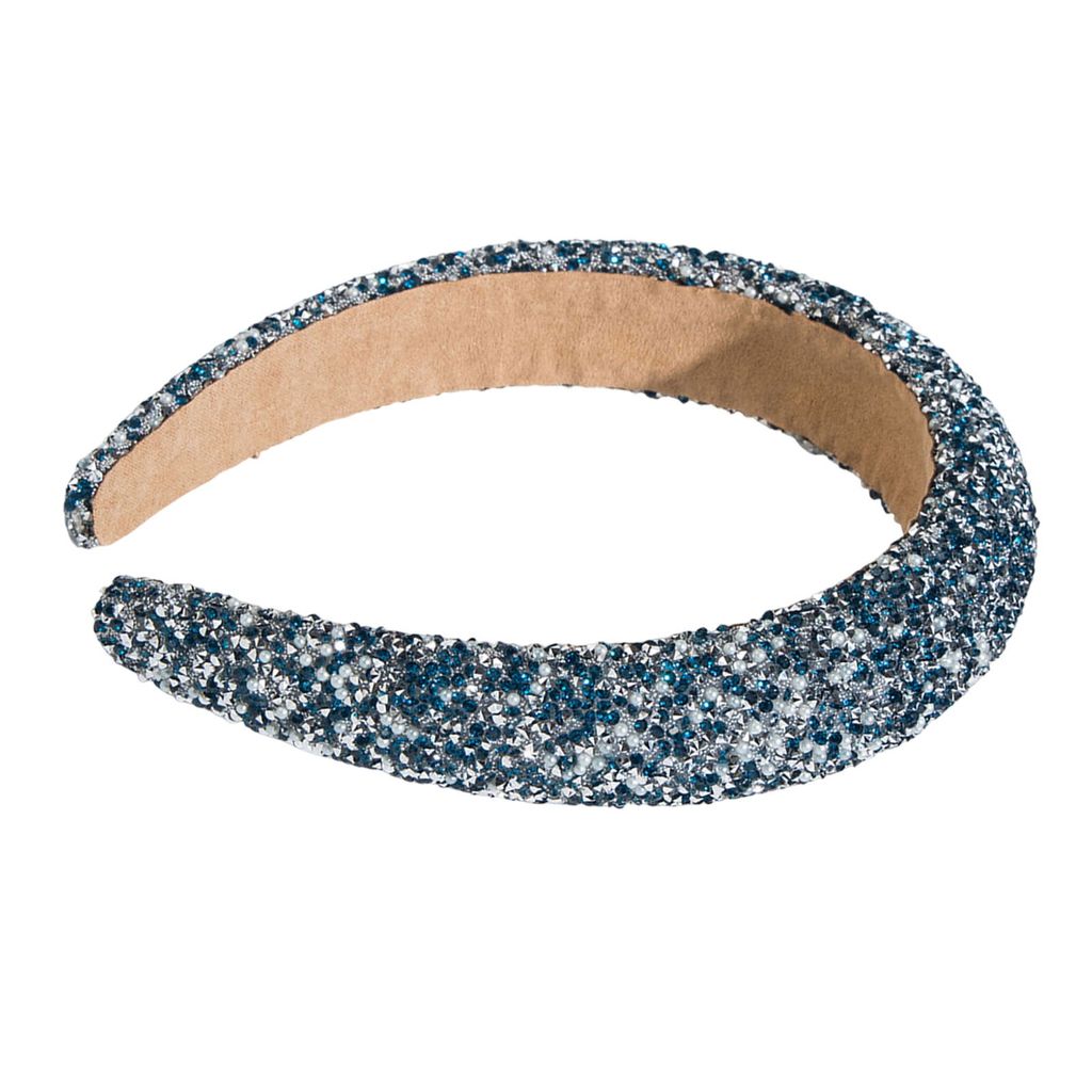 s Haarband für Damen, glänzende Strasssteine, eingelegtes Stirnband, erhöhtes Design, leichte Kopfbedeckung, Kopfschmuck