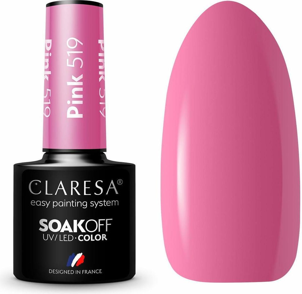 CLARESA Hybrid-Gel-Nagellack ROSA 519 -5g